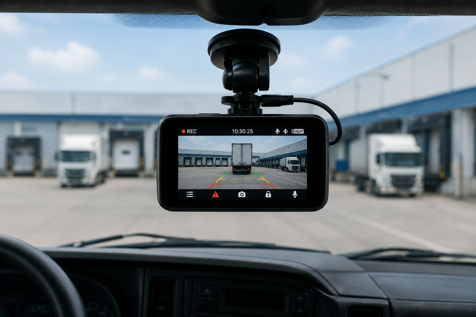 AI dashcam and driver monitoring