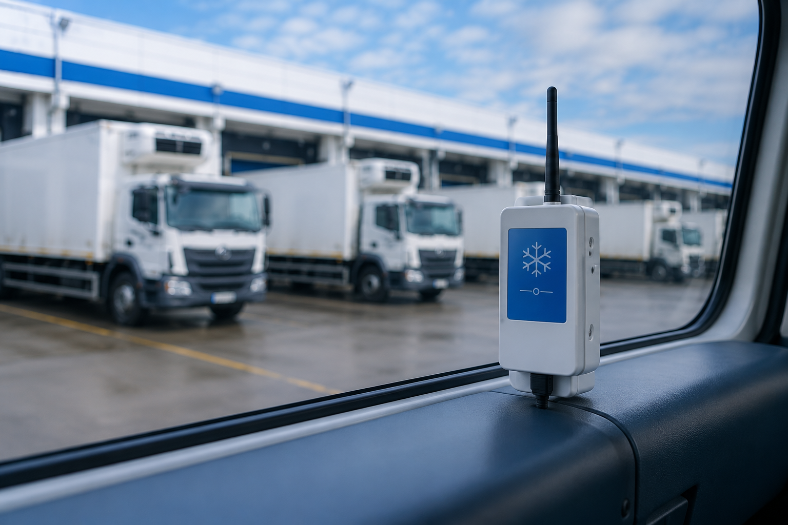 Cold chain delivery vehicle tracking